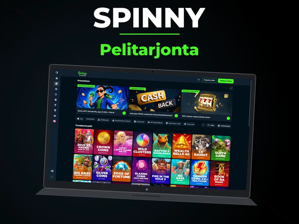 Spinny - Pelitarjonta