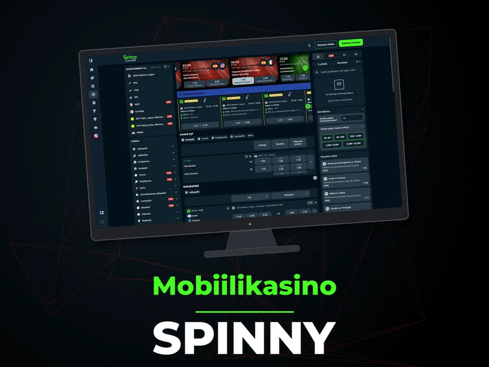 Spinny - Mobiilikasino