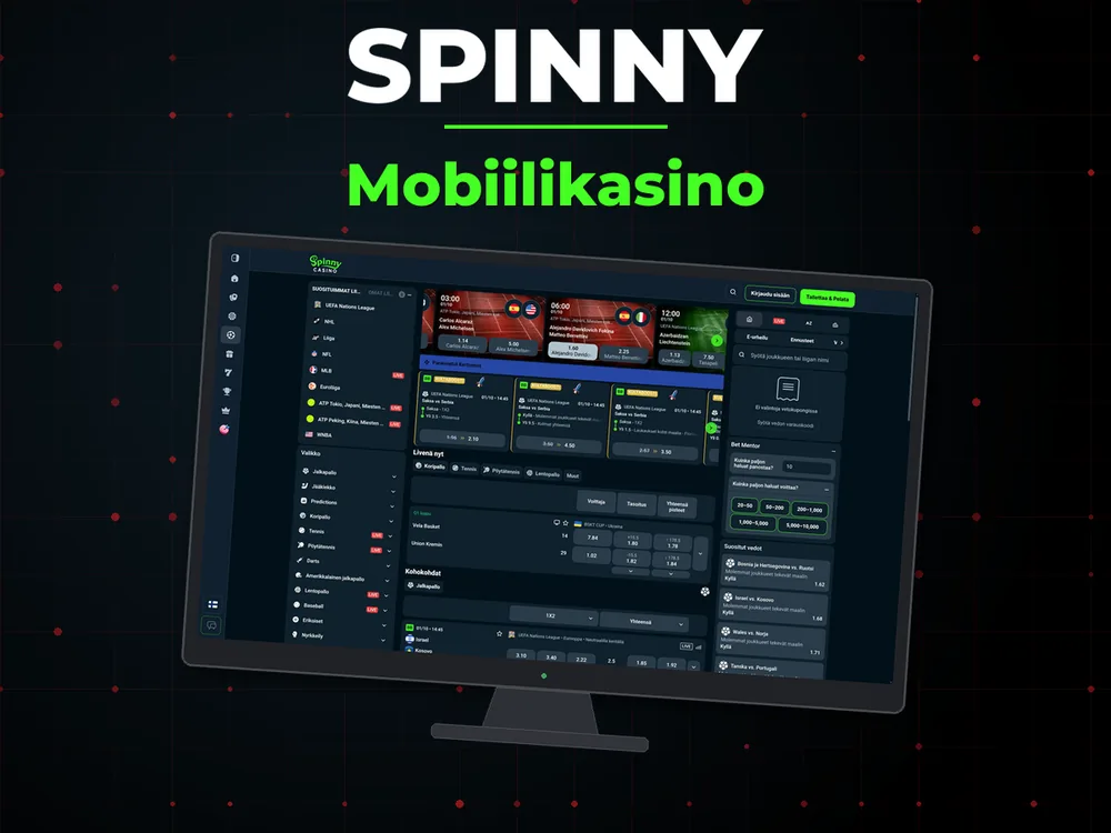 Spinny - Mobiilikasino