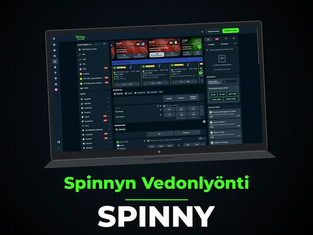 Spinny - Spinnyn Vedonlyönti