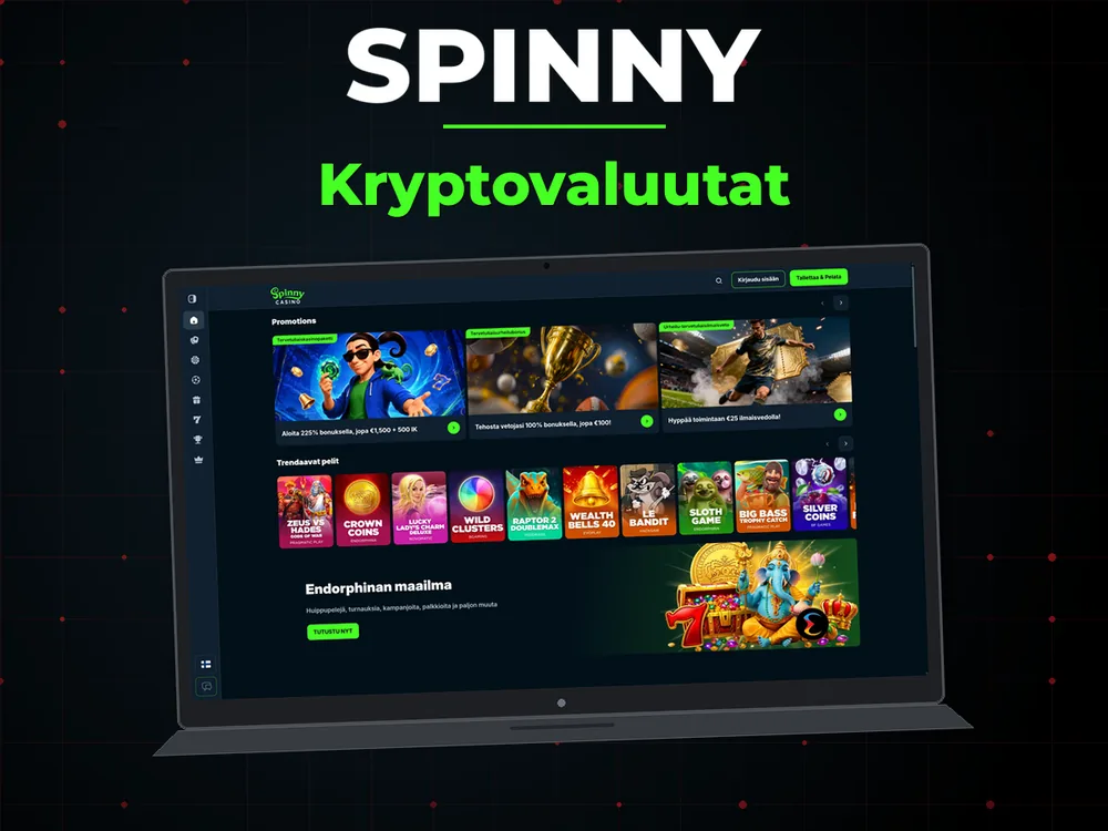 Spinny - Kryptovaluutat