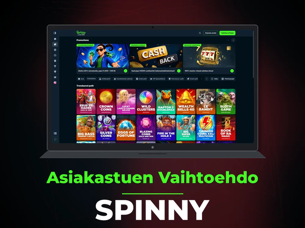 Spinny - Asiakastuen Vaihtoehdo