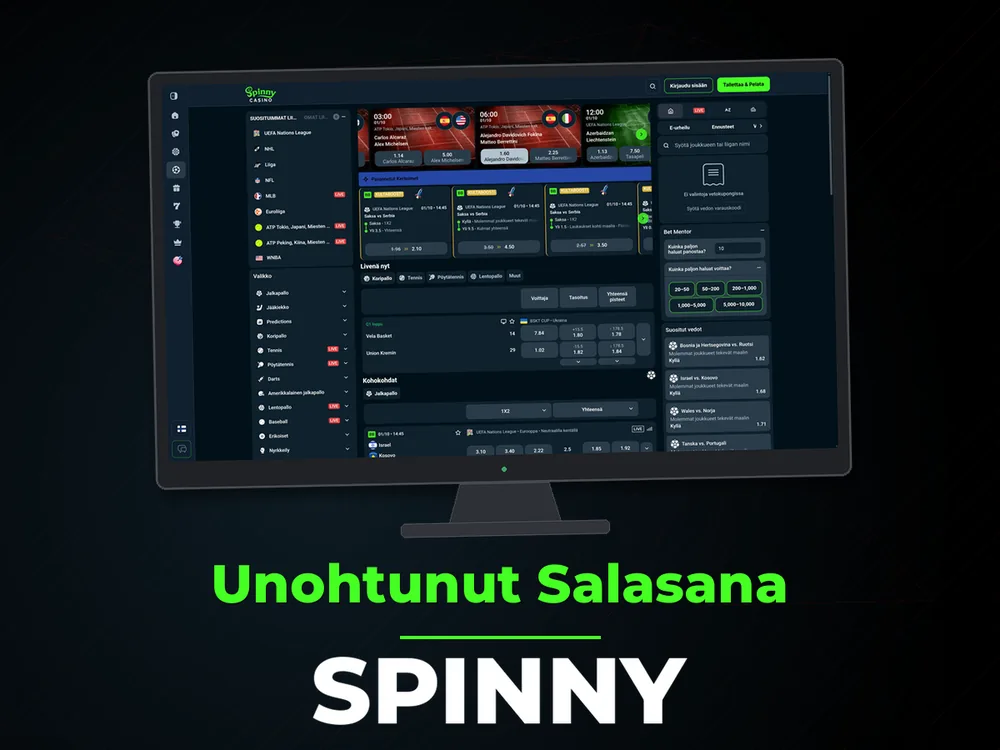 Spinny - Unohtunut Salasana